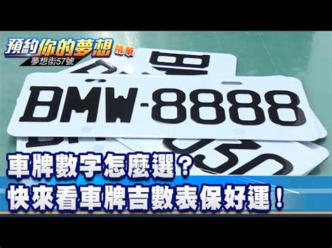 車牌英文字母吉凶|車牌英文吉凶全面分析